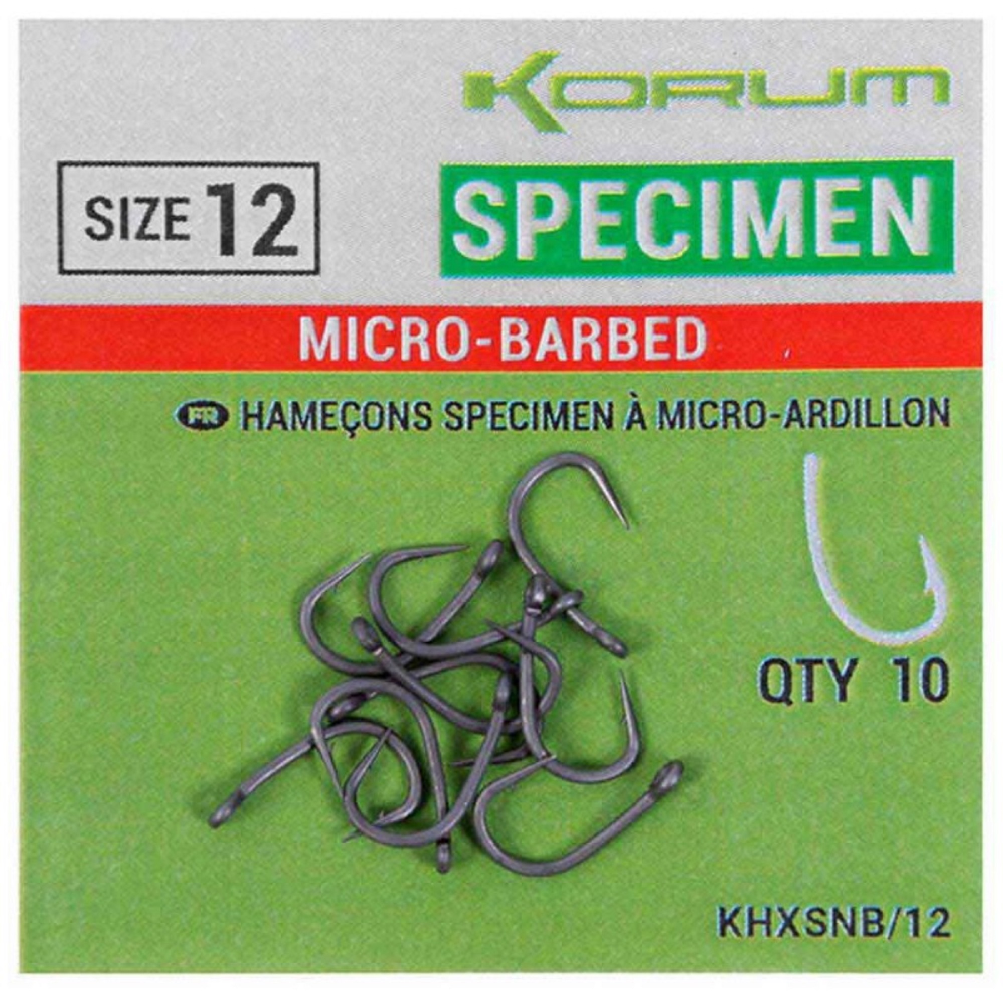 Ami KORUM Xpert SPECIMEN Micro Barbed con occhiello