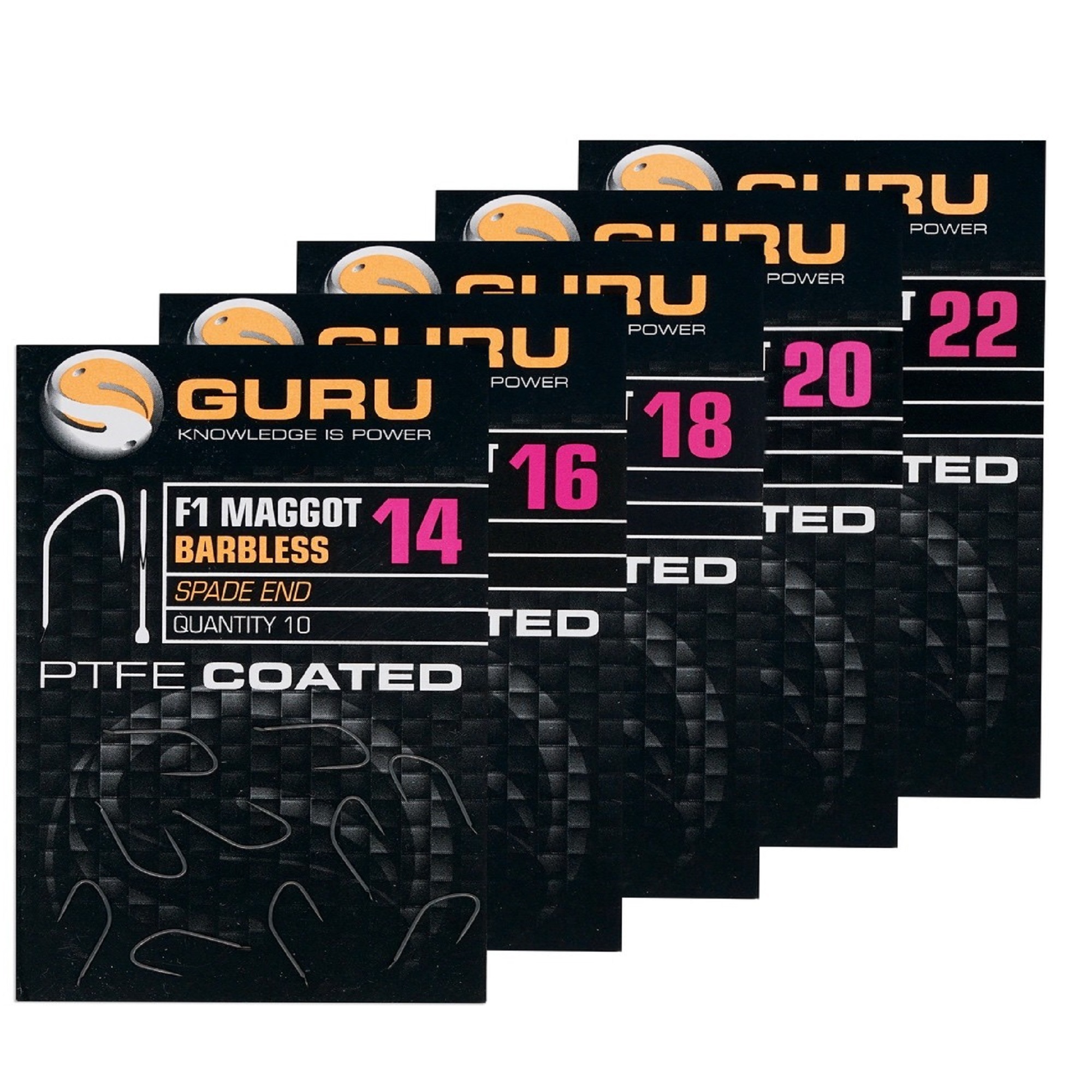 Ami GURU F1 Maggot Barbless (con paletta)