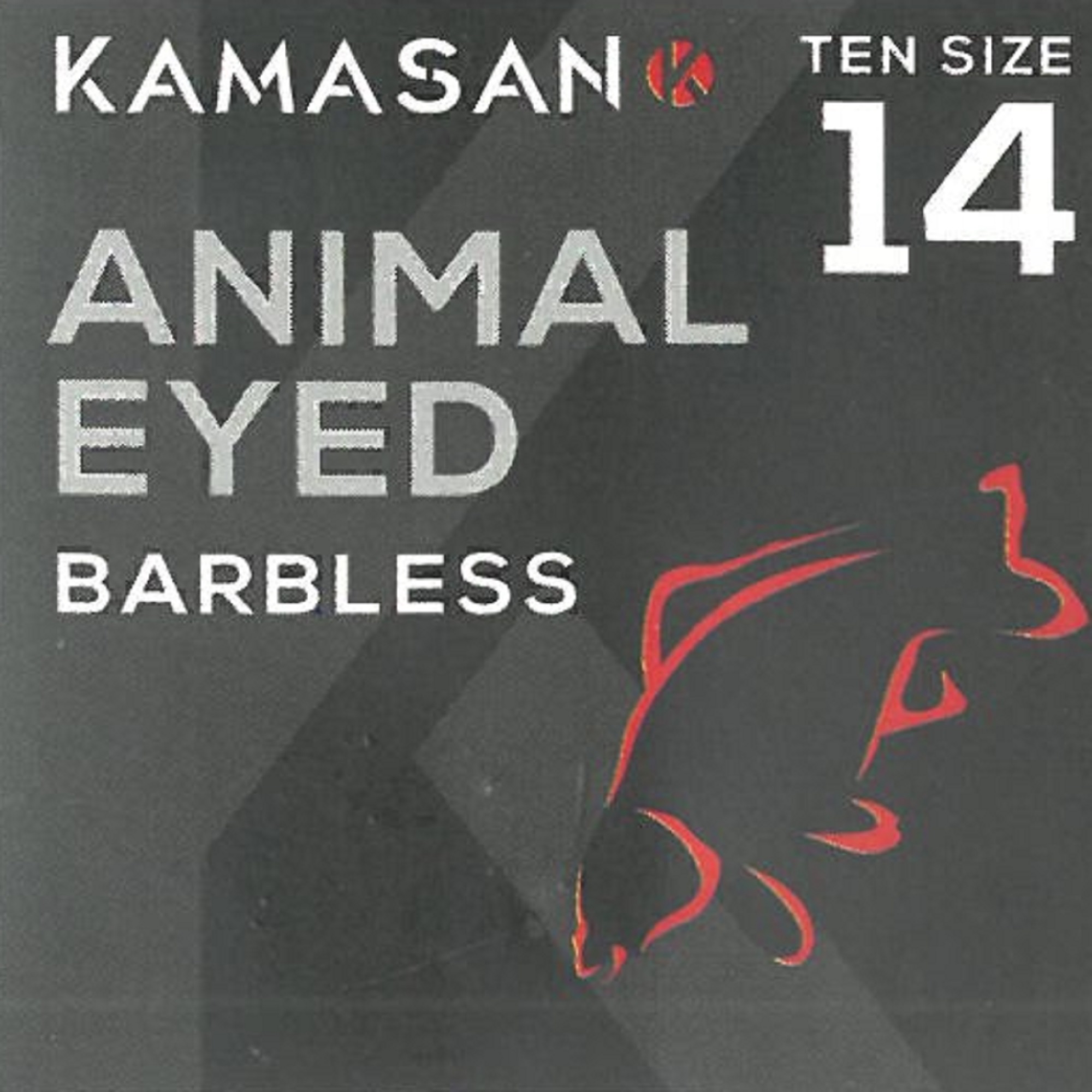 Ami KAMASAN ANIMAL Eyed (con occhiello) Barbless