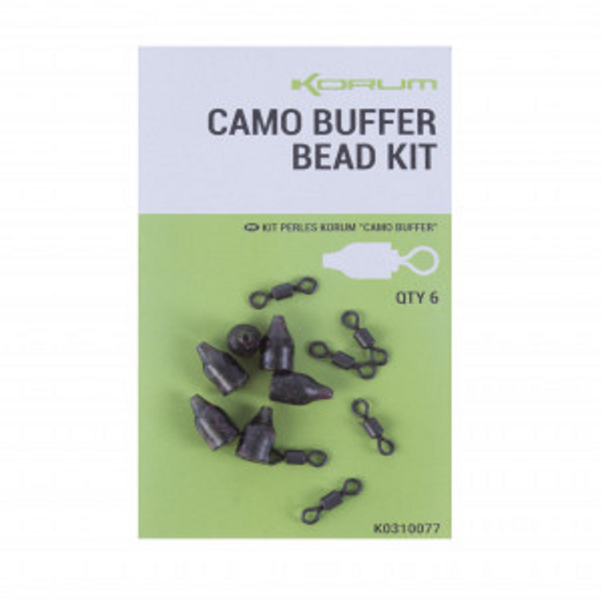 Camo Buffer Bead KORUM (6 pz)