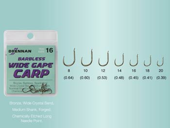 Ami DRENNAN Barbless Wide Gape Carp