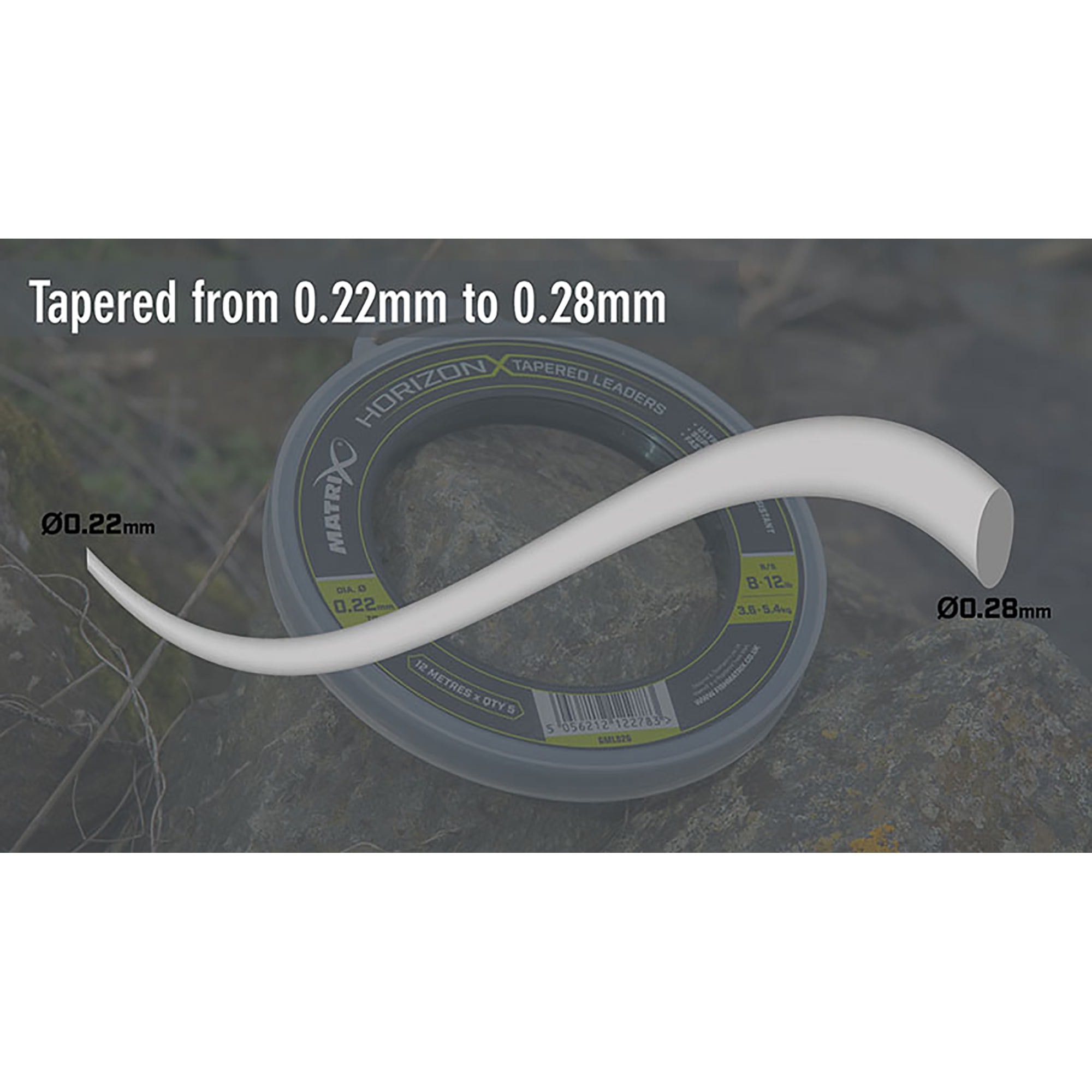 spezzoni horizon x tapered leaders (5 pezzi) matrix