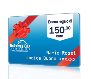 BUONO REGALO DEL VALORE DI 150,00 EURO - FISHINGITALIA