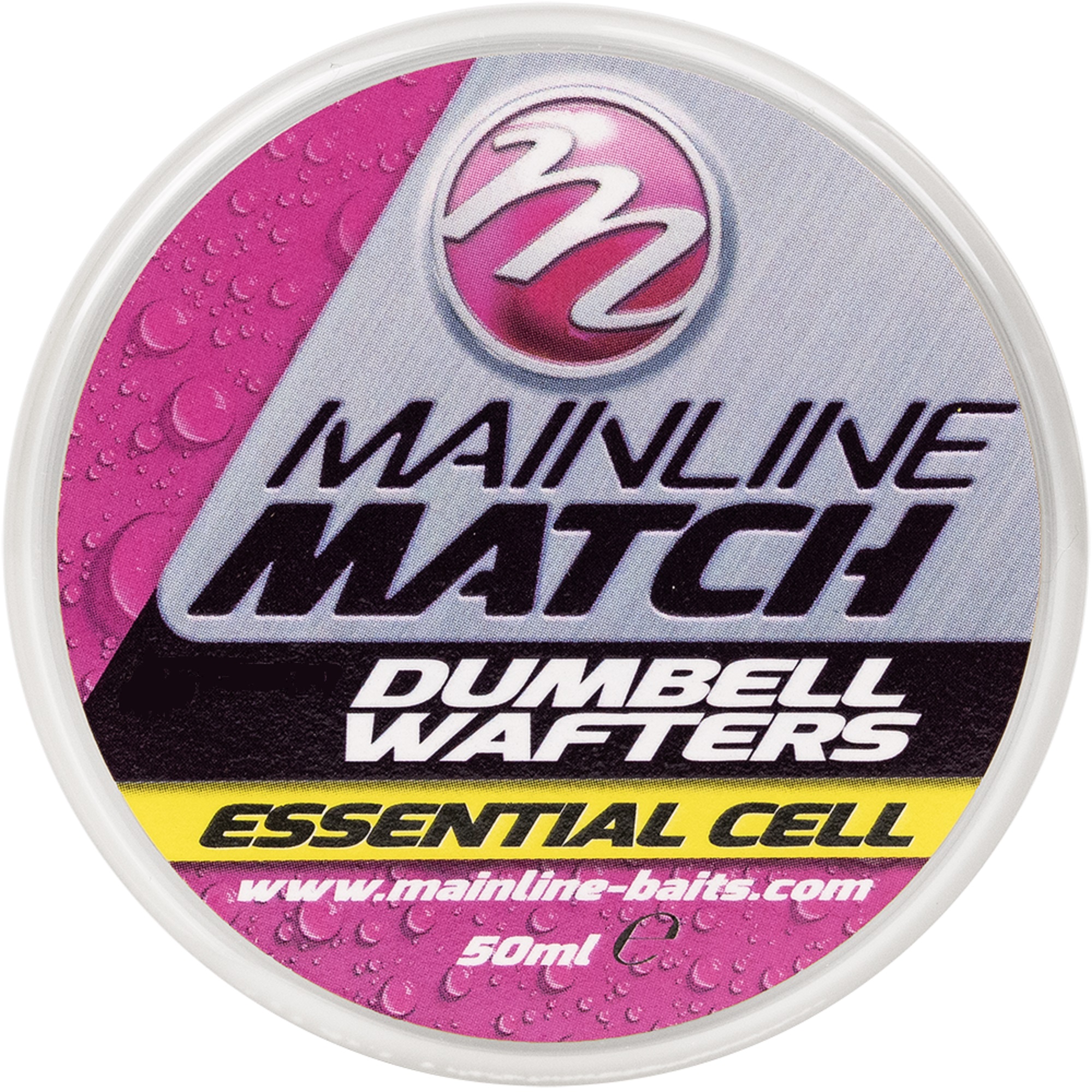 Pellet Dumbell Wafter 10mm MAINLINE - Essential Cell (Yellow)