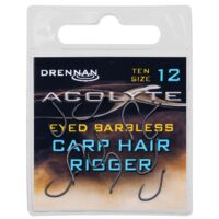 Ami DRENNAN Eyed (occhiello) Barbless ACOLYTE Carp Hair Rigger