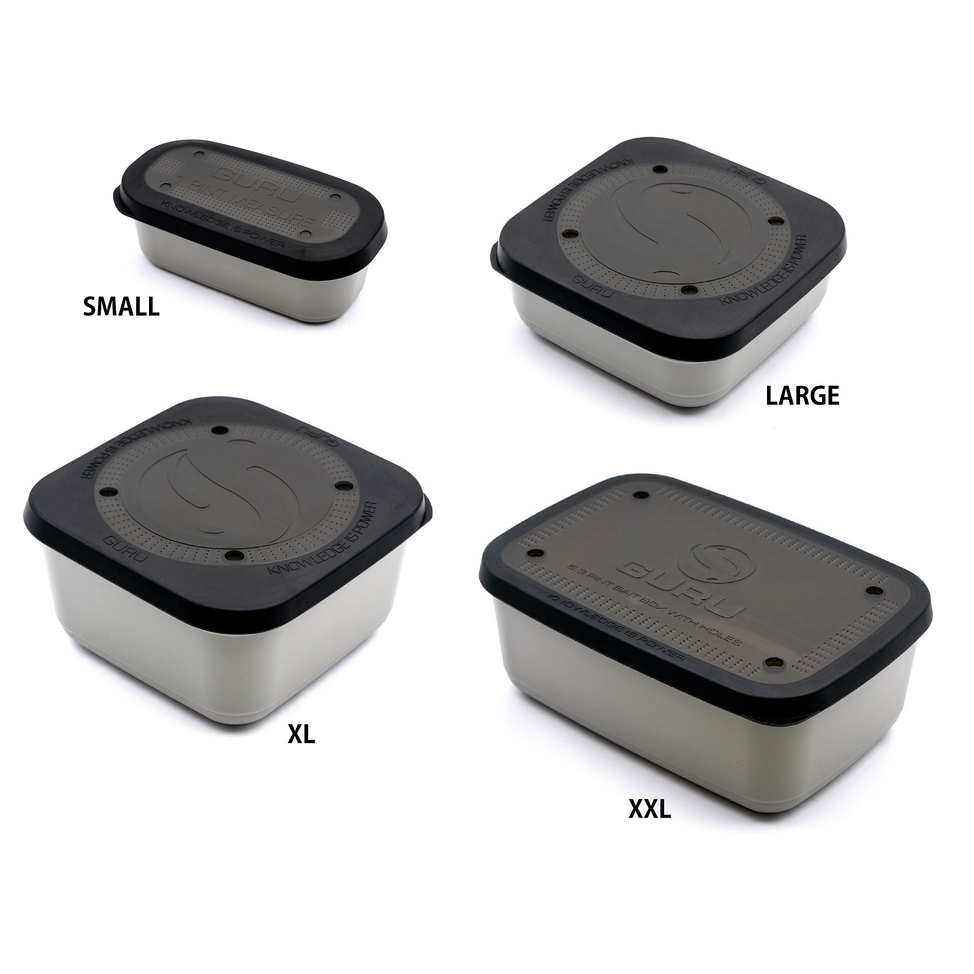 Box porta esche Bait Box Grey GURU