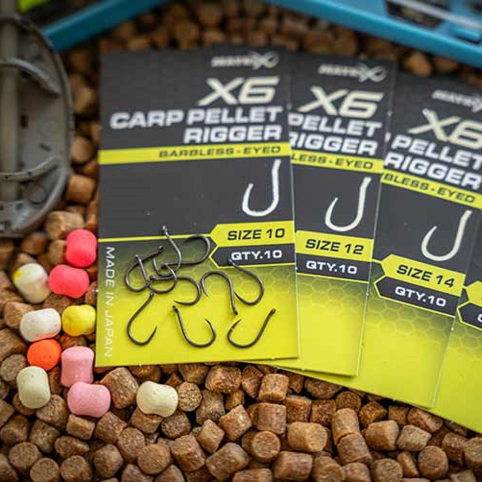 Ami MATRIX X6-Carp Pellet Rigger Barbless Eyed (occhiello) - immagine 4
