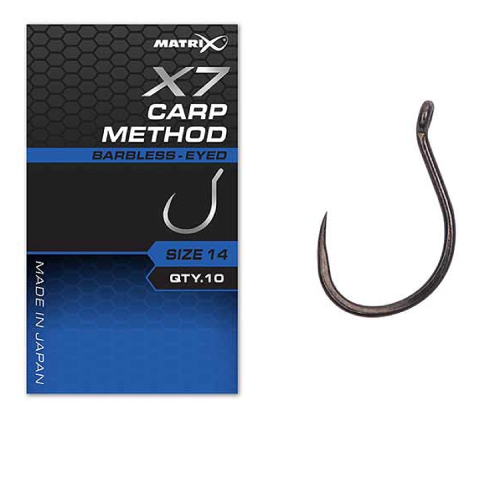 Ami MATRIX X7-Carp Method Barbless Eyed (occhiello)