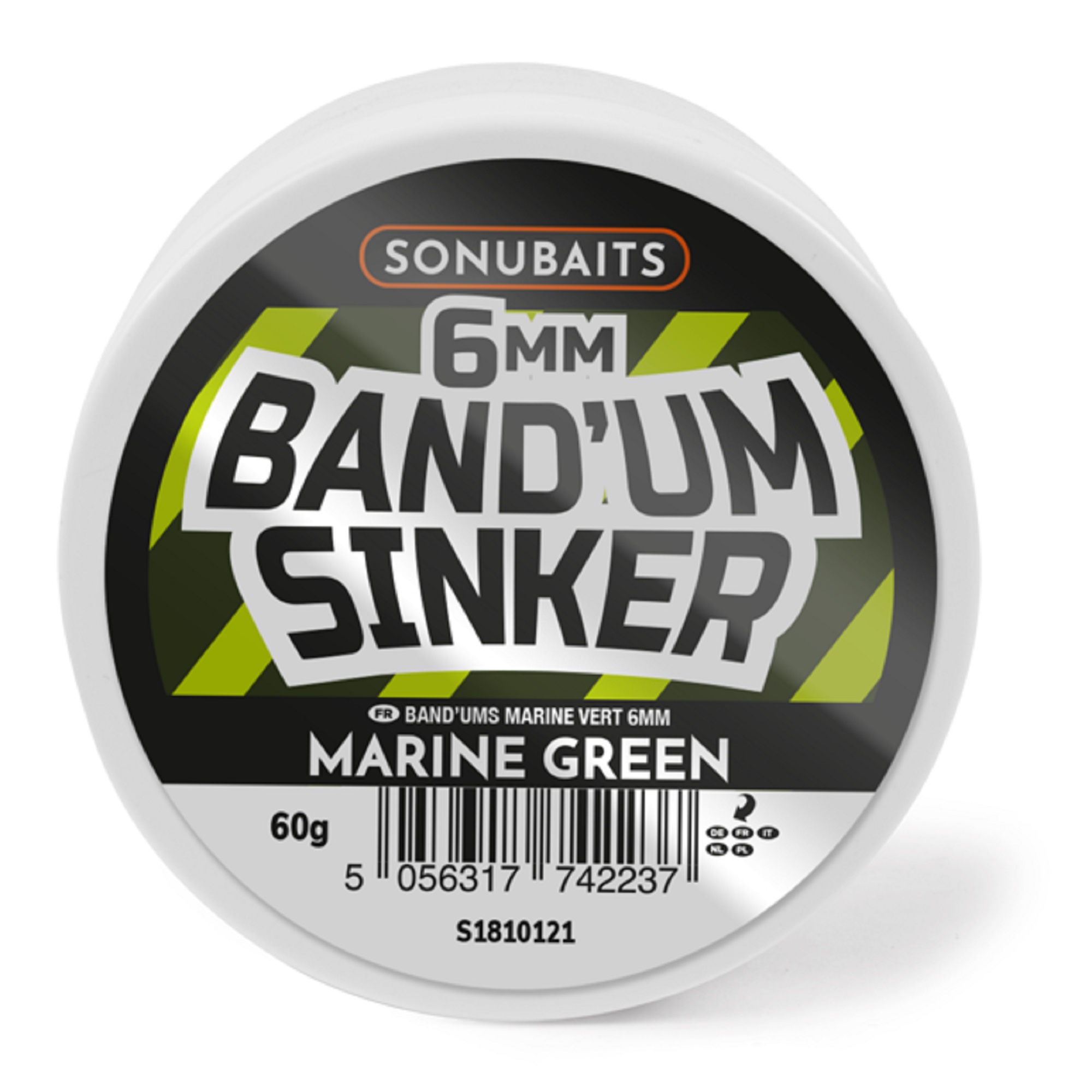 Pellet Band'um Sinkers Marine Green SONUBAITS (6mm)