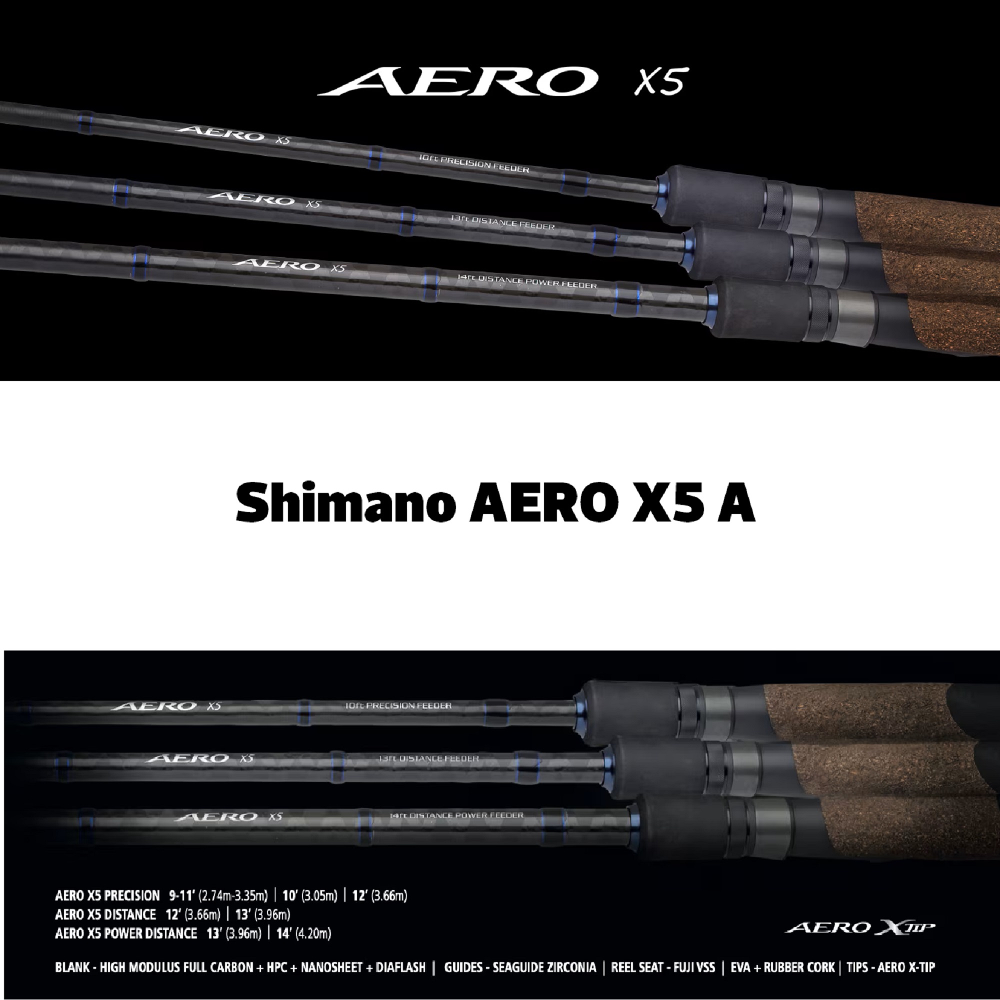 Canna AERO X5A Precision Feeder SHIMANO 12 ft (3,65m) 90g
