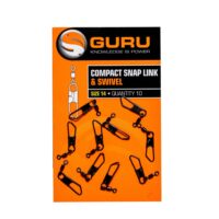 Micro girella con moschettone Compact Snap Link Swivel GURU