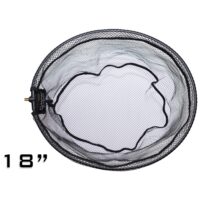 Testa guadino Acolyte Silverfish (rete gommata) DRENNAN 18'' (46cm)