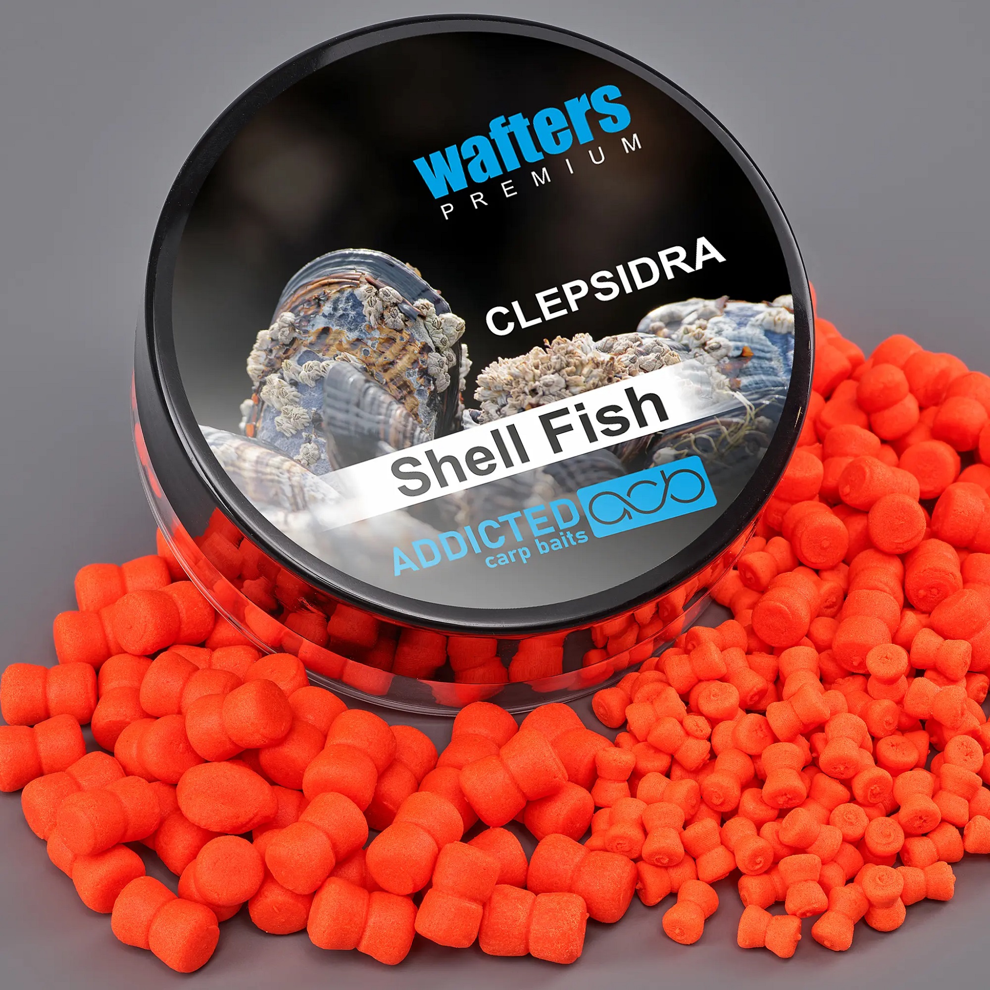 Bandum Wafters Clepsidra ADDICTED CARP BAITS - Shell fish (Crostacei)